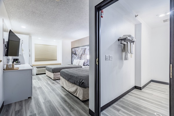 Remodeled queen suite interior