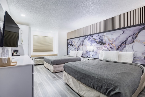 Remodeled king room view