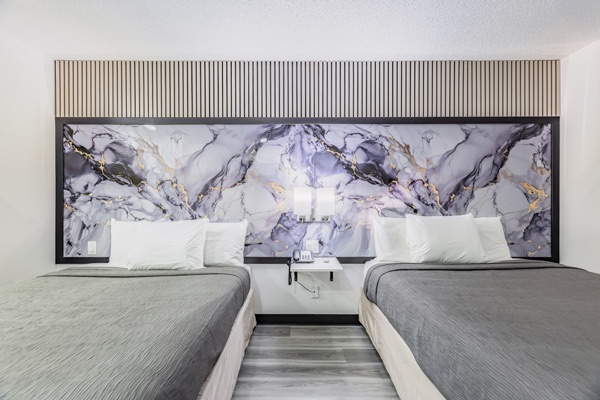 Remodeled king bed
