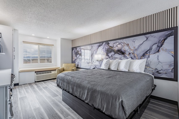 Remodeled accessible guest room