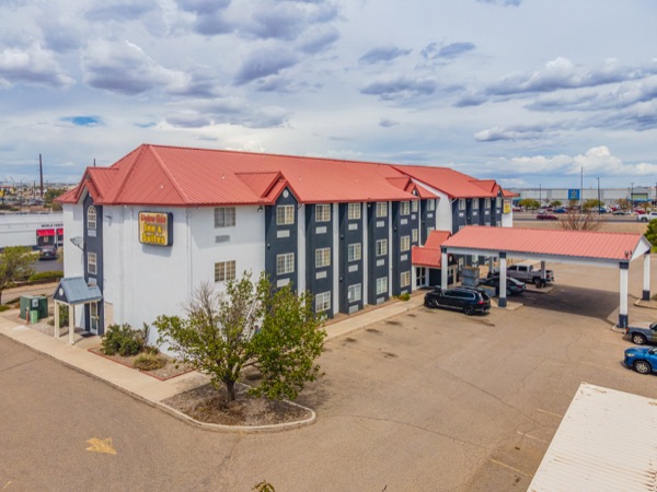 Aerial view of Western Skies Inn & Suites